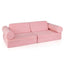 Ensemble de canapé en mousse pour enfants de 8 pièces - Rose