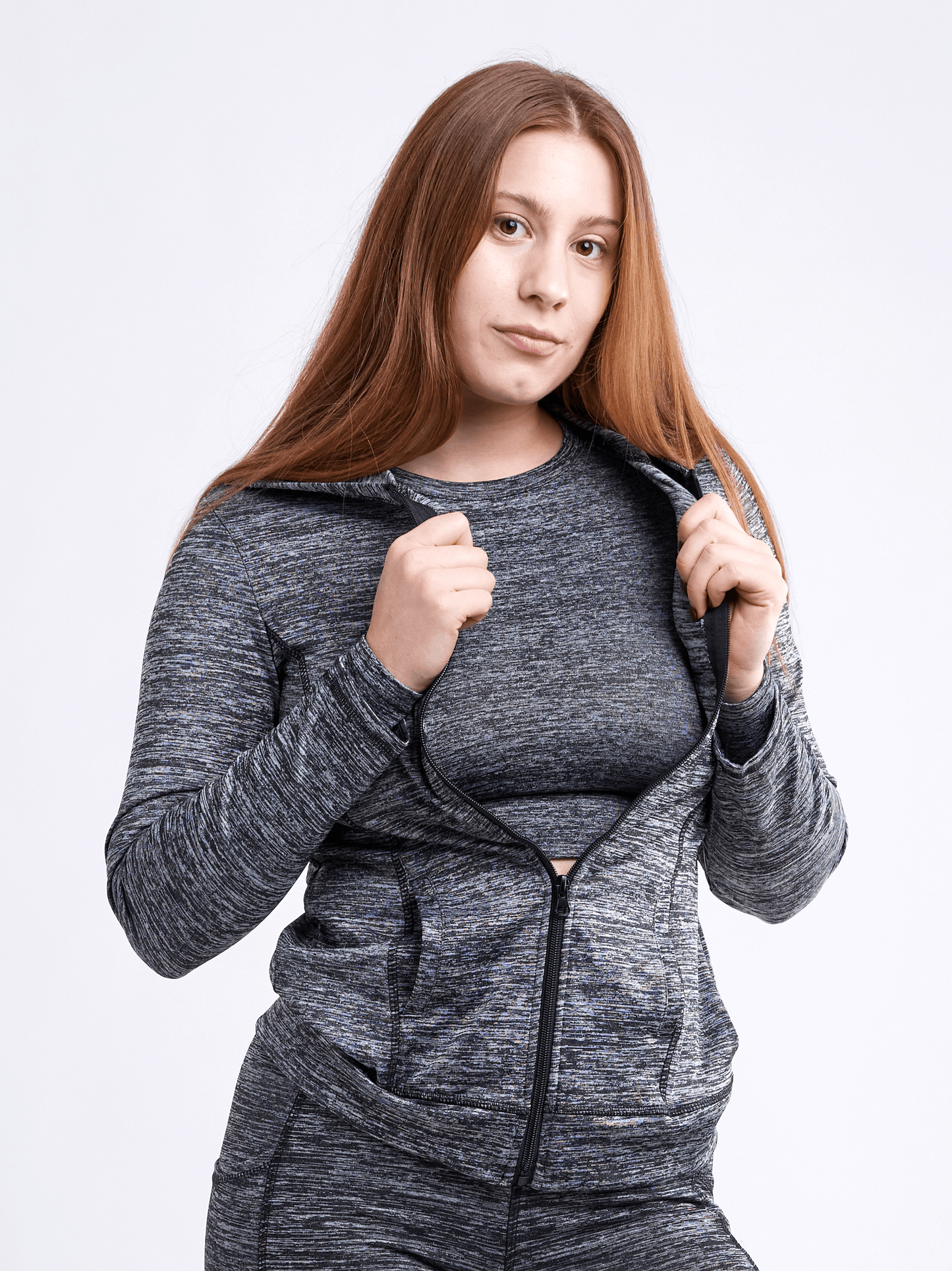 JupiterGear Women's Fitted Zip-Up Hoodie Jacket with Pockets