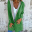Manteau Cardigan Contrast Élégant pour Femmes avec Capuche