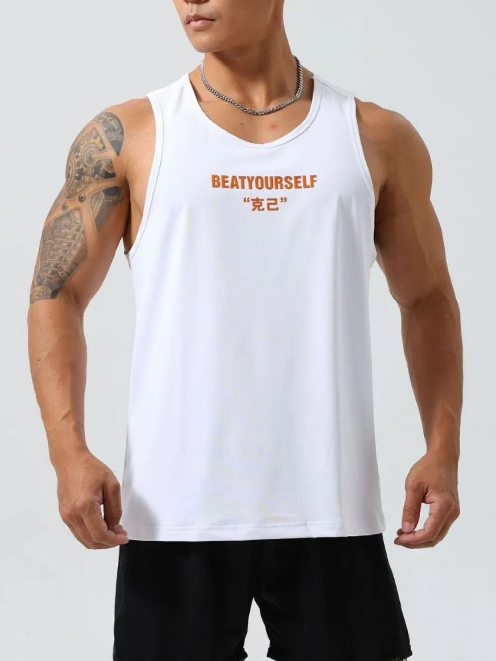 Débardeur à col rond grande taille pour homme