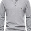 Men's Waffle-Knit Long Sleeve T-Shirt
