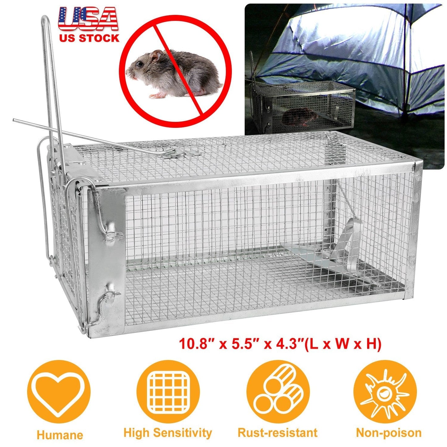 GBruno Humane Rat Trap Cage