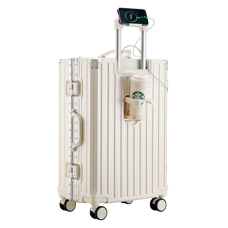 Large Capacity Travel Aluminum Frame Carry-On Luggage