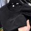 Camiseta de Manga Corta de Cuello Redondo para Hombre en Tallas Grandes