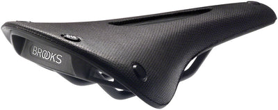 Brooks C15 Carved All Weather Saddle - Steel Black