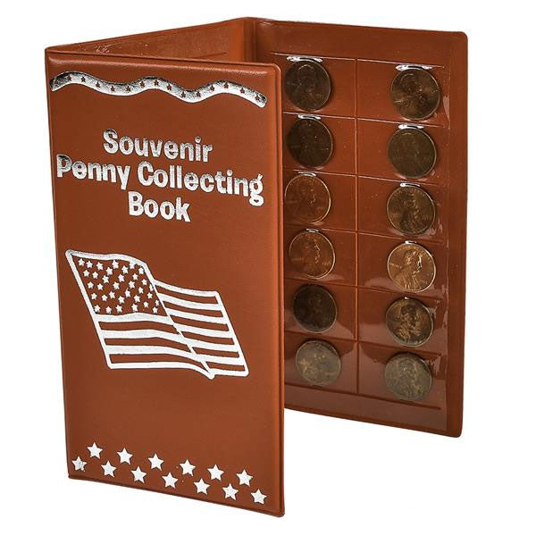 American Flag Souvenir Penny Collecting Book