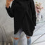 Women's Plus Size Solid Color Overcoat