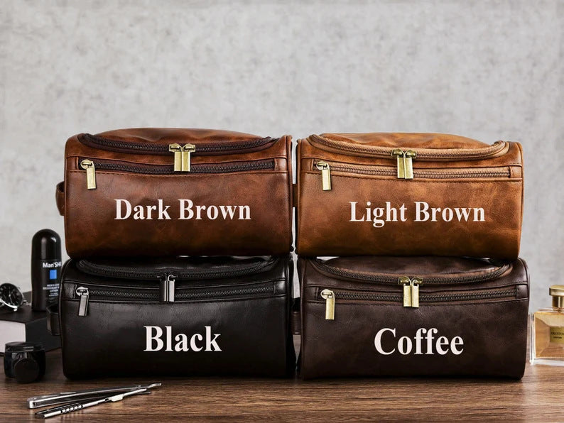 Men's Premium Personalized Travel Toiletry Bag