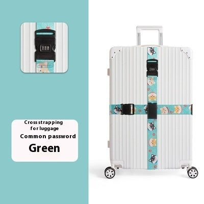 Password Lock Safety Belt for Luggage
