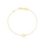 Bracelet Étoile de David en Or Jaune 14k