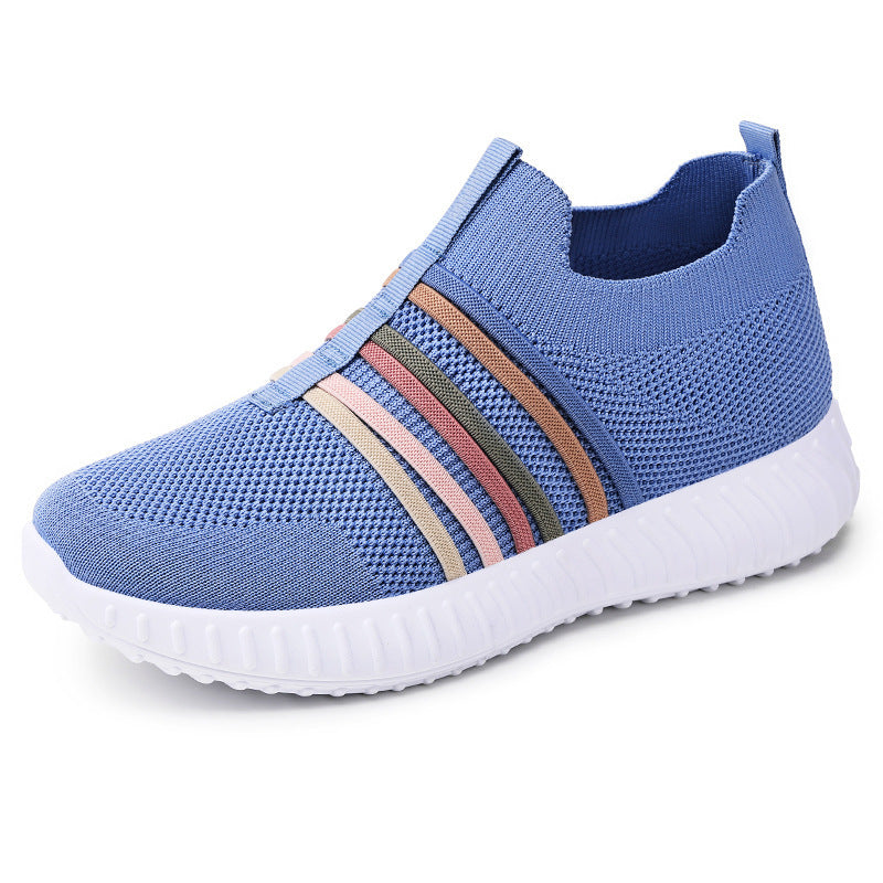 Women's Breathable Mesh Casual Flats - Plus Size Soft Bottom Pumps