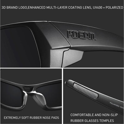 Lunettes de soleil polarisées premium pour les sports de plein air