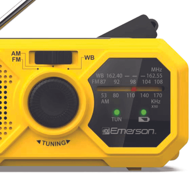 Emerson Emergency AM/FM Radio with Weather Band & Power Bank