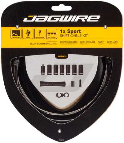 Jagwire 1x Sport Shift Cable Kit for SRAM/Shimano - Black