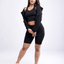 JupiterGear Athletic Zip-Up Crop Hoodie Jacket