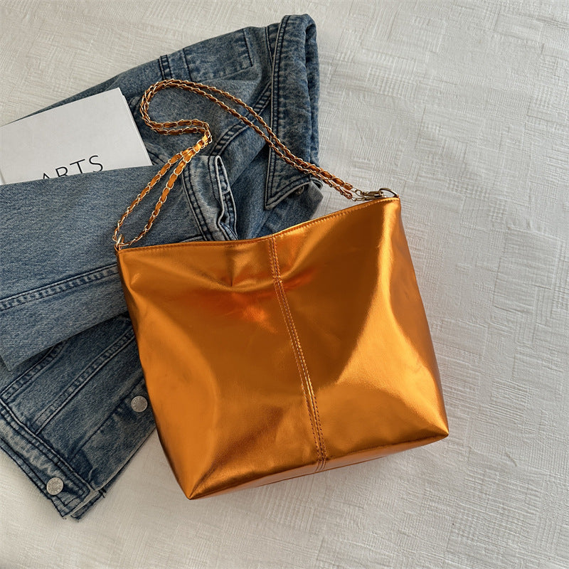 Sac à bandoulière texturé premium grande capacité pour femmes