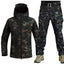 Chaqueta deportiva de concha suave de piel de tiburón para hombre