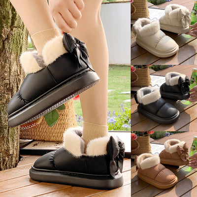 Botas de tobillo cálidas y elegantes para mujeres en invierno
