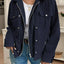 Veste zippée à capuche en tricot gaufré