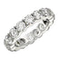 Round Cut Lab Grown Diamond Eternity Ring in 14k White Gold