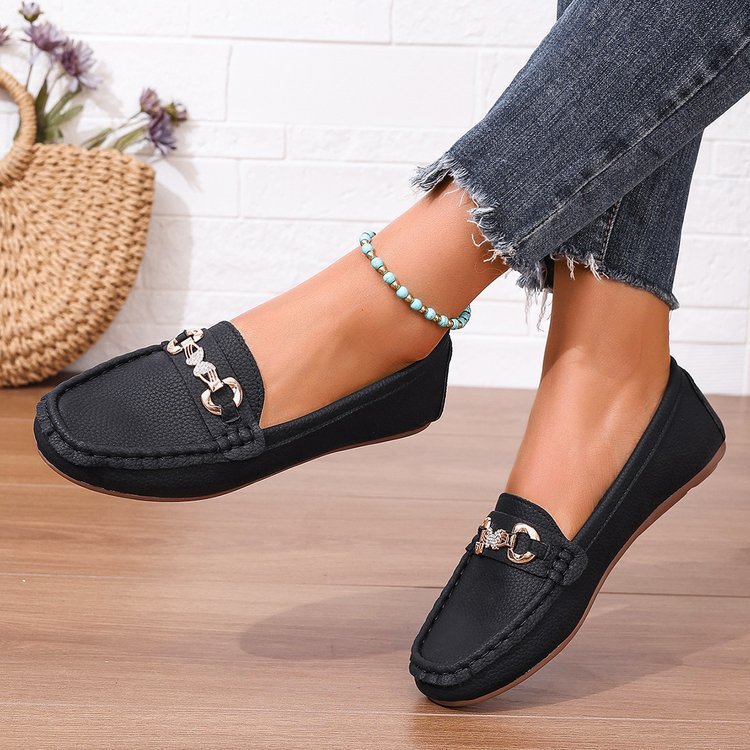 Versatile Soft Bottom Slip-On Flats for Spring and Autumn
