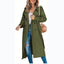 Women's Casual Solid Color Windbreaker Jacket