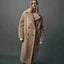 Manteau en Fleece de Laine d'Agneau Surdimensionné avec Grand Revers