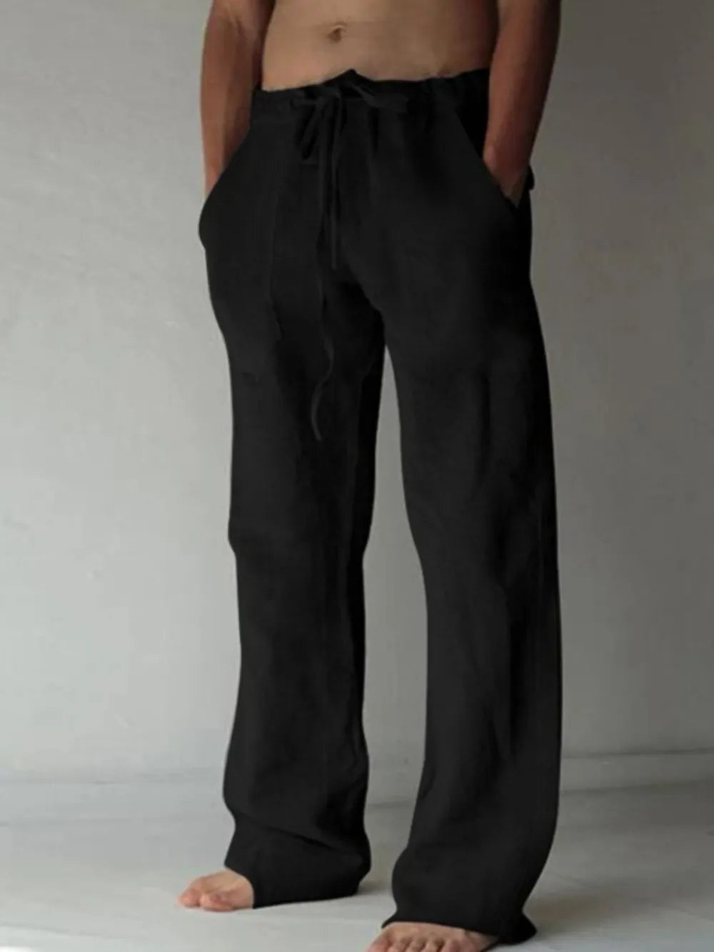 Men's Plus Size Drawstring Loose Fit Joggers