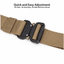 Cinturón Táctico para Hombre XGear Estilo Riggers con Hebilla de Liberación Rápida