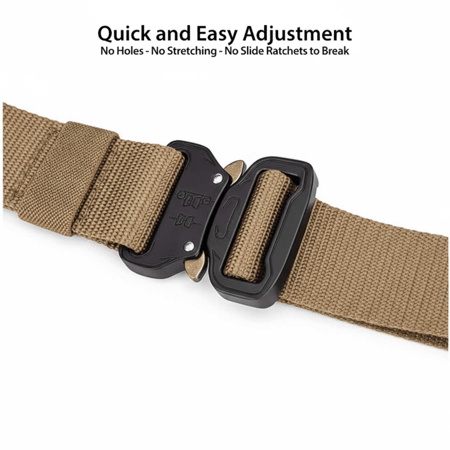 Cinturón Táctico para Hombre XGear Estilo Riggers con Hebilla de Liberación Rápida