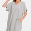Chic V-Neck Pocket Dress for Women – Effortlessly Stylish and Comfortable - Korvel