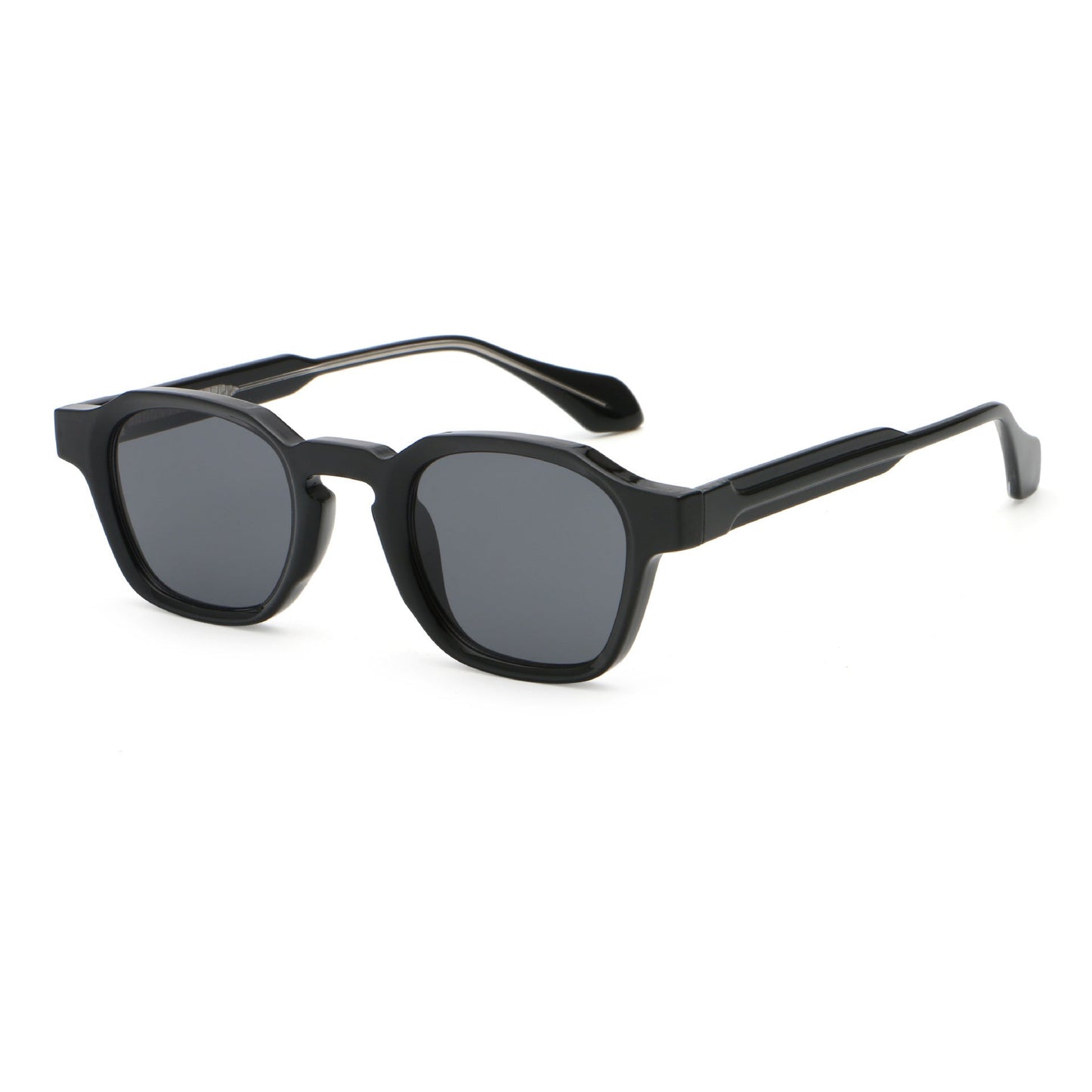 Lunettes de soleil classiques en acide propionique avec épingle de protection solaire