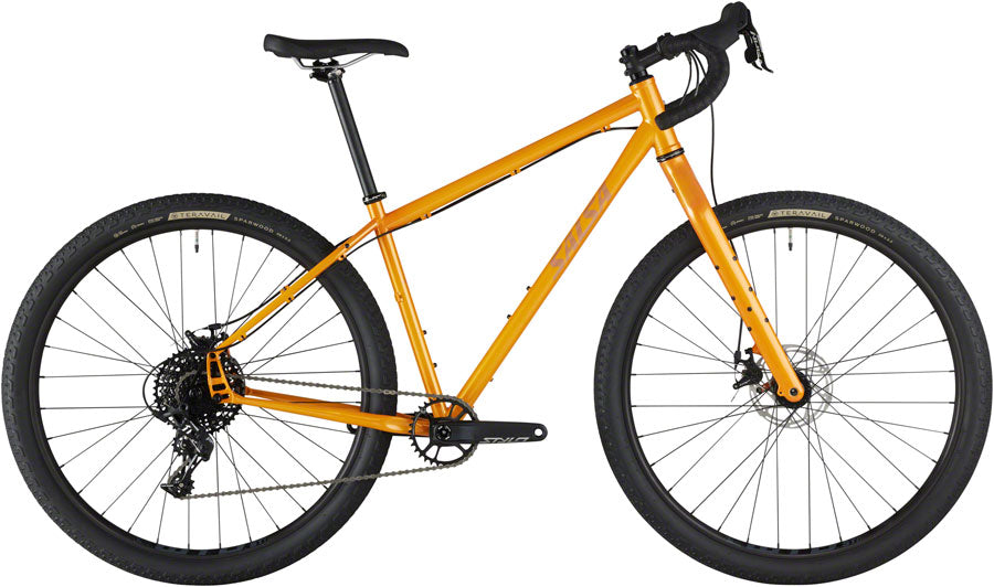 Vélo Salsa Fargo Apex 1x11 - 29" Acier Orange Petit