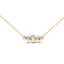 18K Rose Gold Pave Diamond & Ruby Curved Bar Choker Necklace