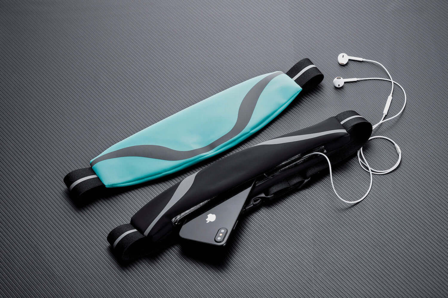 Water-Resistant Sport Waist Pack with Reflective Strip