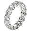 Bague Eternité en Diamant Lab Grown Taille Ronde en Or Blanc 14k