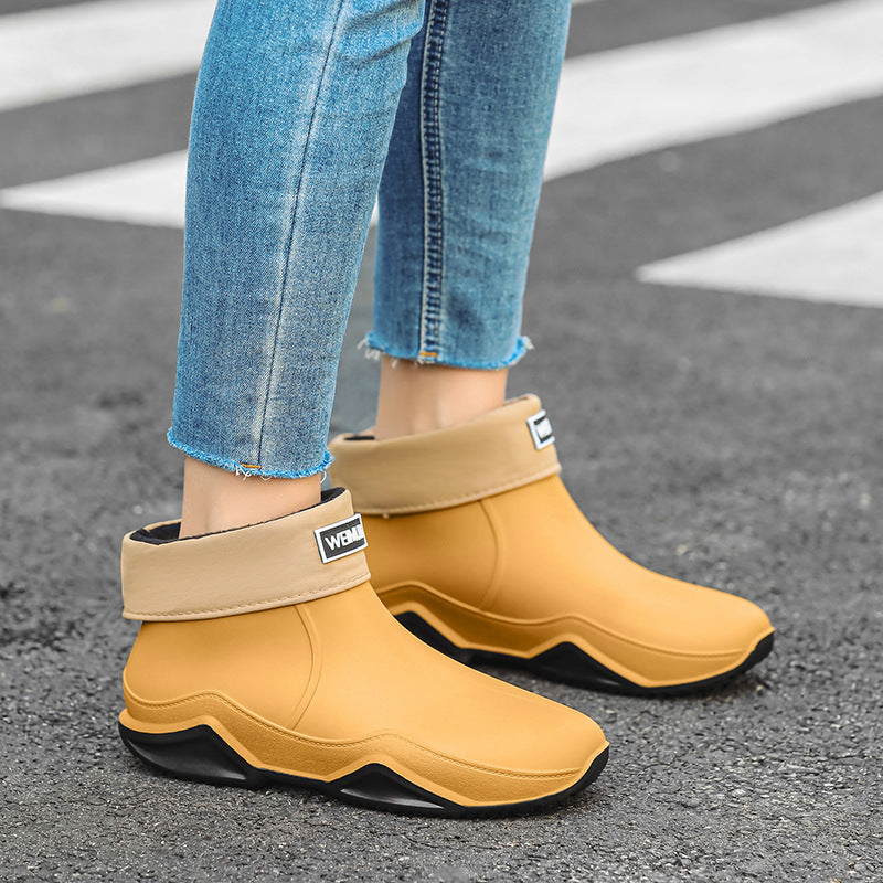 Bottes de pluie imperméables courtes pour hommes
