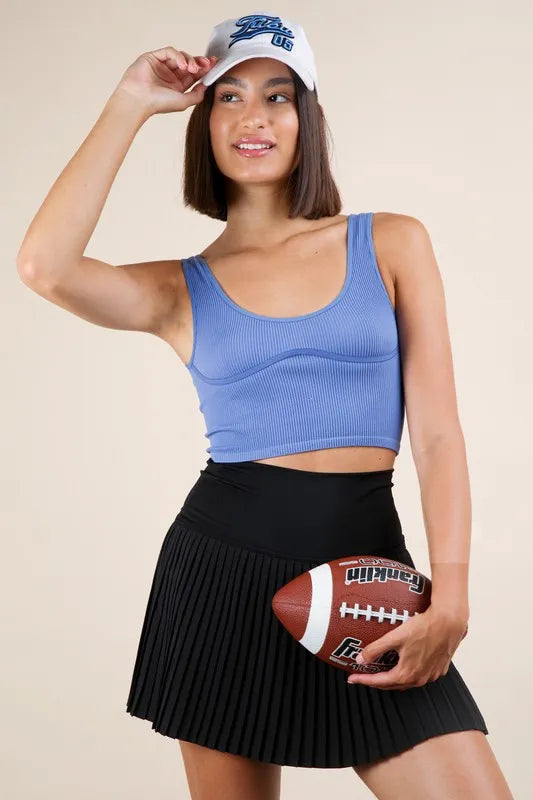 Falda de Deporte Plisada VERY J con Pantalones Cortos Integrados