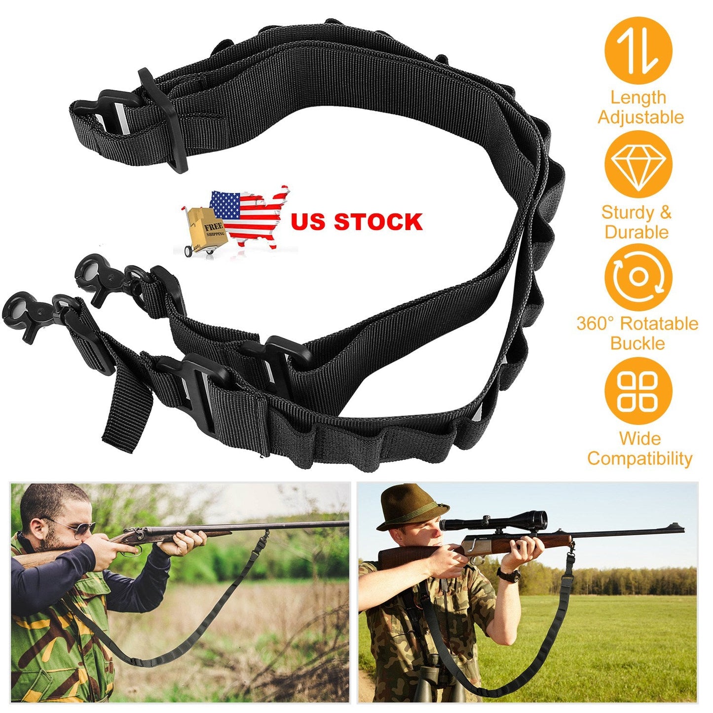 GBruno Tactical Shotgun Sling - Durable & Adjustable
