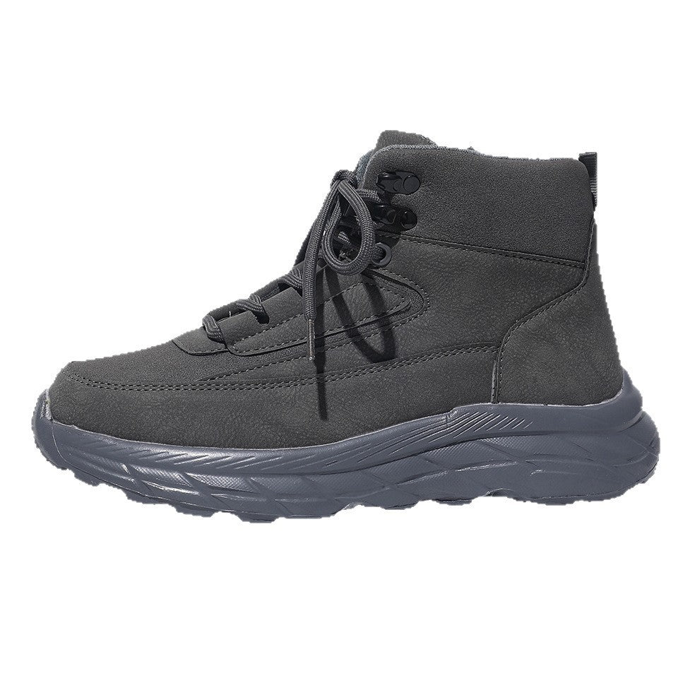 Bottes de randonnée en polaire à semelle épaisse premium