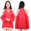 Women's Off The Shoulder Blouse - Elegant Cold Shoulder Top