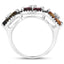 8.38 Carat Multi Tourmaline Sterling Silver Cocktail Ring