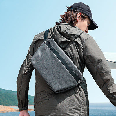 Sac à bandoulière décontracté pour homme - Élégant et fonctionnel