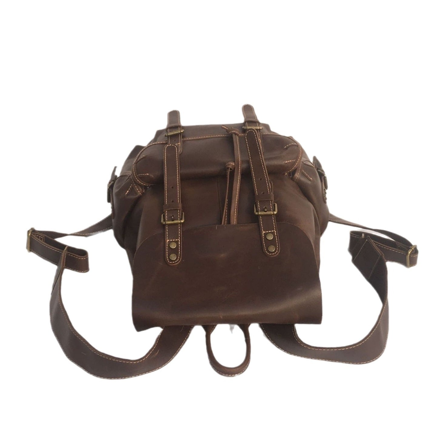 Men's Premium Real Leather Backpack