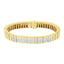 Pulsera de Tenis de Diamantes en Oro Amarillo de 14K con Corte Princesa - Tamaño 7"