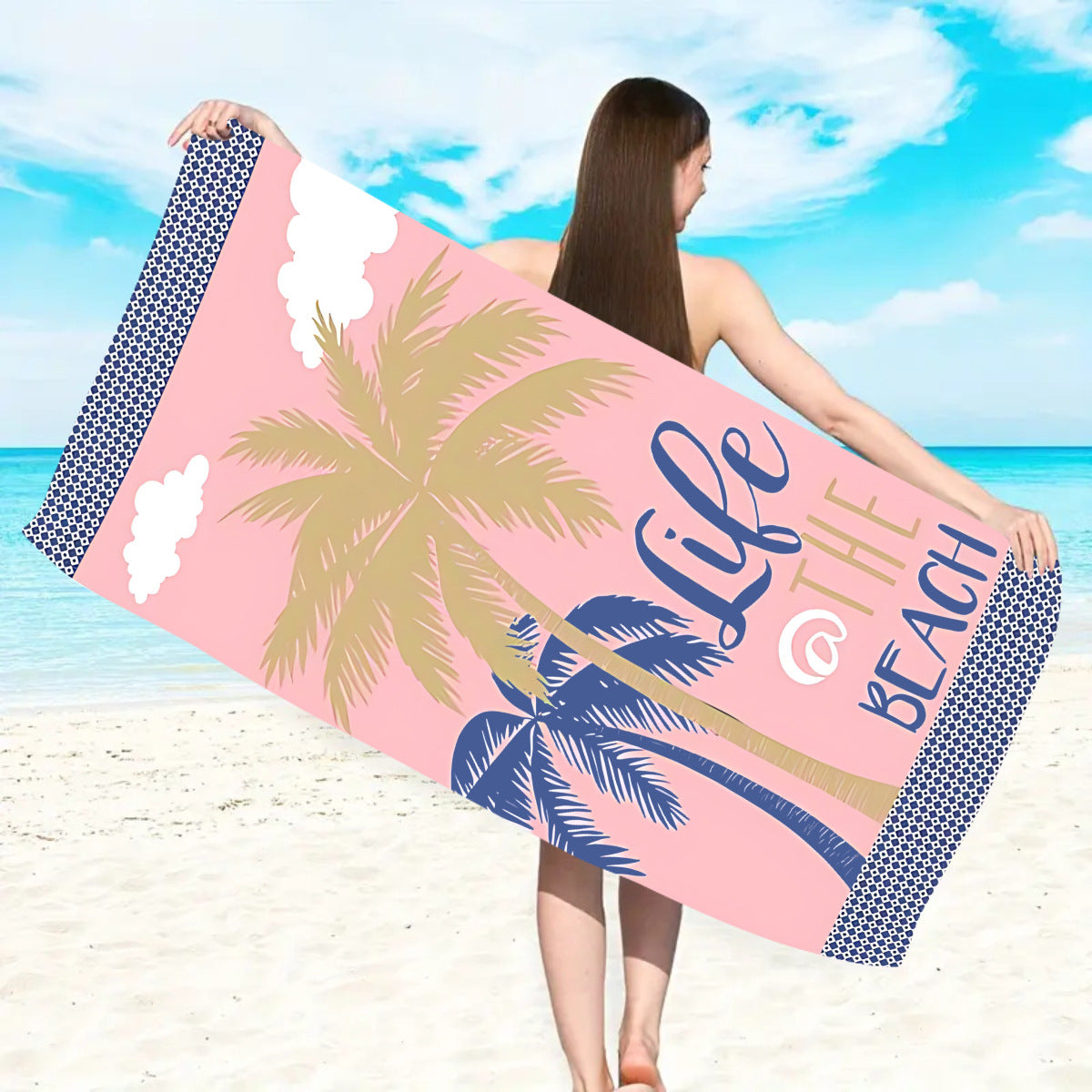 Quick-Drying Double-Sided Microfiber Beach Towel