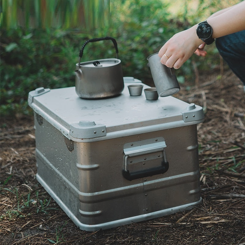 Premium Outdoor Aluminum Alloy Storage Box for Camping