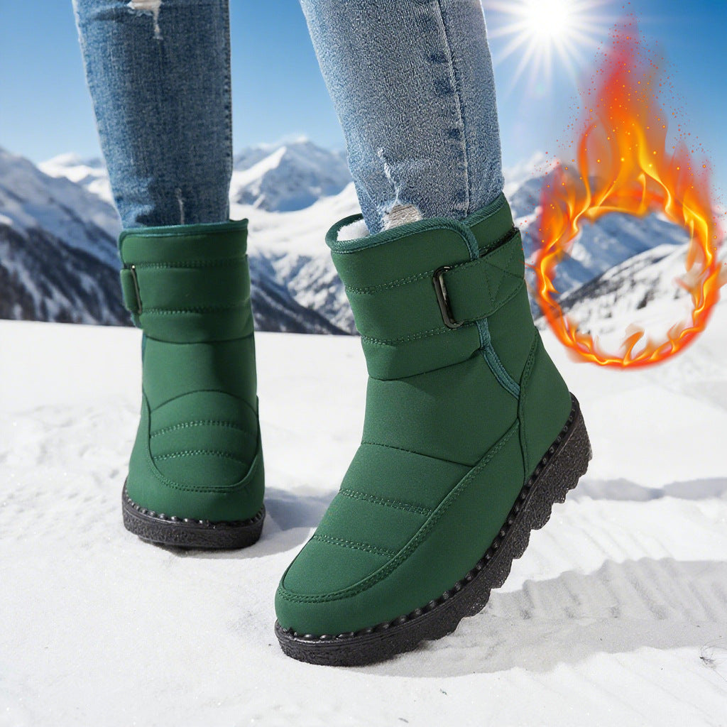 Premium Plus Size Velvet Warm Snow Boots for Women