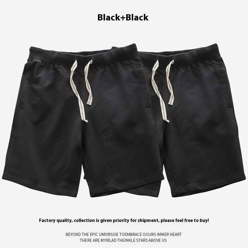 Premium Khaki Casual Men's Jogger Shorts