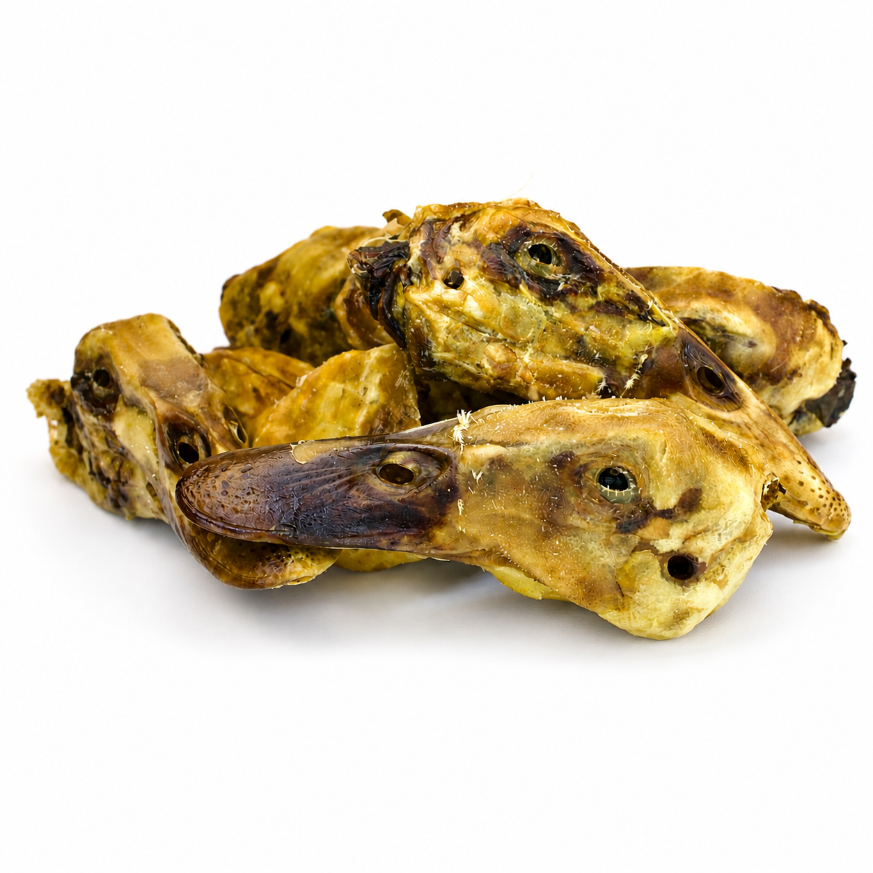 Friandises savoureuses pour chiens à la tête de canard - Naturelles et nutritives